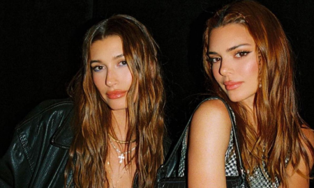 Kendall Jenner and Hailey Bieber Share Laughs During an Unexpected Traffic Stop.